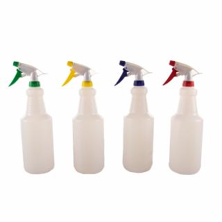 32-Ounce Assorted Plastic Spray Bottles